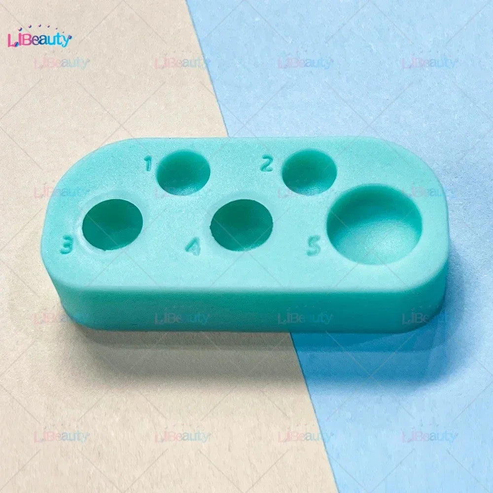 Libeauty Mini Silicone Palette – 6-Function Tray for Lash Lift, Tint, Brow Lamination & Eyelash Perm Makeup Tools