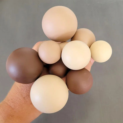 20Pcs Colorful Cake Topper Balls – Gold, Silver & Pastel DIY Cake Decorations for Birthday, Wedding & Party Supplies