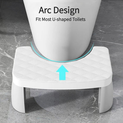 Toilet Squat Stool - Removable Non-Slip Seat for Portable Squatting - Home Bathroom Accessory for Adults (1 PCS)