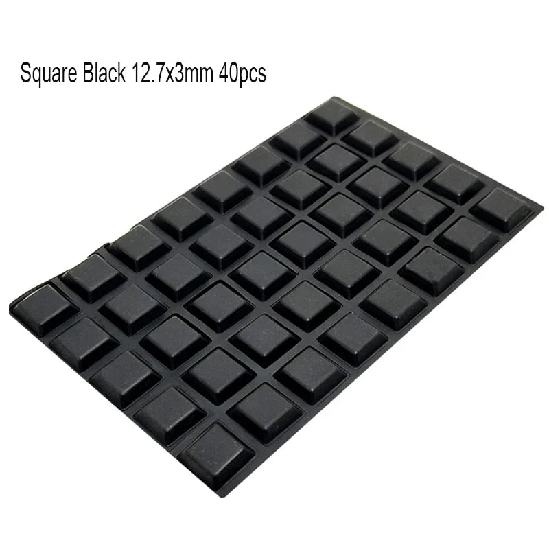 18–100PCS Self-Adhesive Silicone Door Stops – Cabinet Bumpers & Rubber Cushion Pads for Furniture Protection