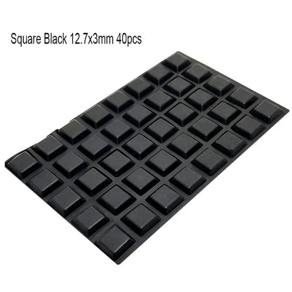 18–100PCS Self-Adhesive Silicone Door Stops – Cabinet Bumpers & Rubber Cushion Pads for Furniture Protection