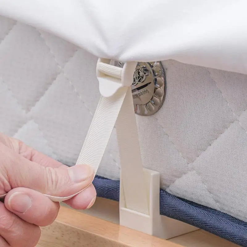 4PCS Bed Sheet Clips – Non-Slip Quilt Holder, Blanket Clip, Mattress Holder, Bed Sheet Fastener Fixer Device