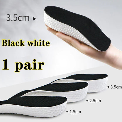 Height Increase Insoles for Men & Women – Arch Support Orthopedic Shoe Pads with Memory Foam & Heel Lift for Flat Feet