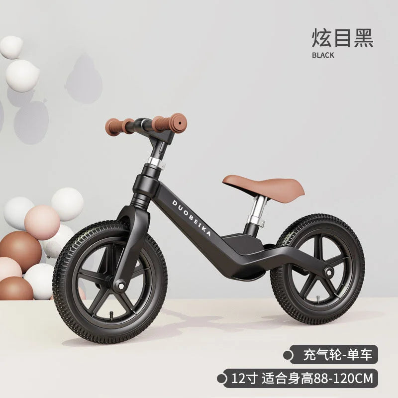 Outdoor Children’s Balance Bike – No Pedal Baby Sports Training Walker with Inflatable Tires, Best Gift for Kids