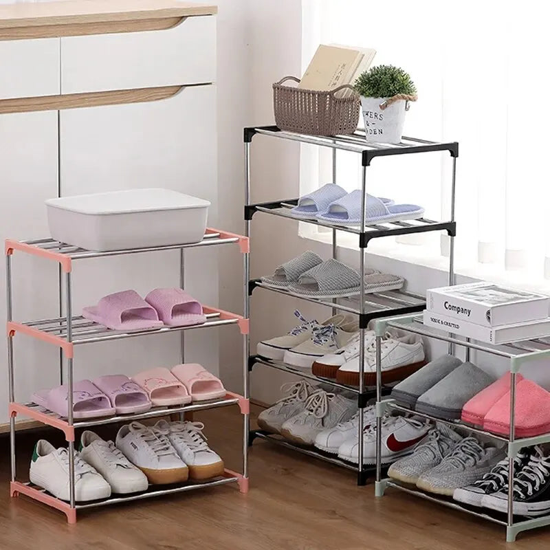 3/4-Layer Multi-Layer Shoe Rack – Space-Saving Storage Organizer for Home