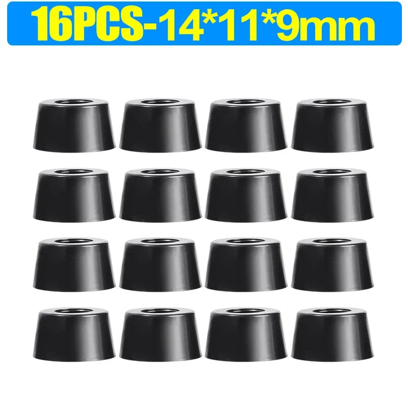 8/80pcs Rubber Furniture Pads - Non-Slip Floor Protectors & Chair Leg Bumper Gaskets for Tables and Cutting Boards