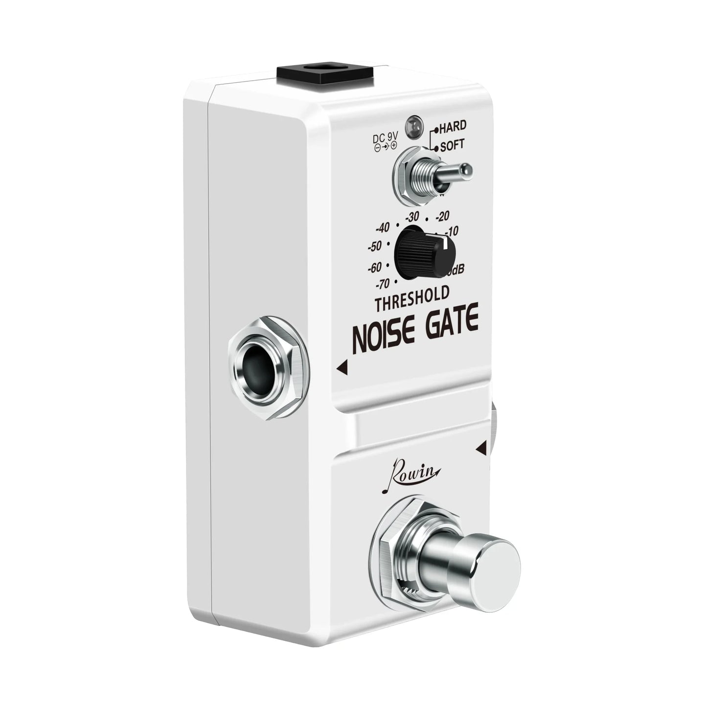 Noise Gate Pedal — Noise Killer Suppressor Effect with 2 Modes for Electric Guitar & Bass, True Bypass