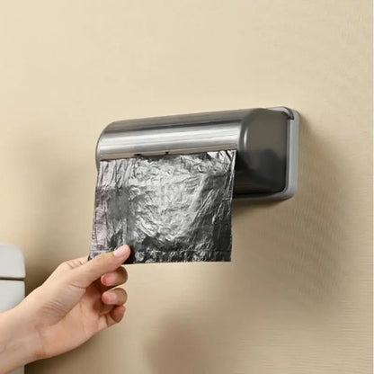 Wall-Mounted Trash Bag Storage Box – Plastic Garbage Bag Dispenser for Kitchen, Bathroom, and Home Organization