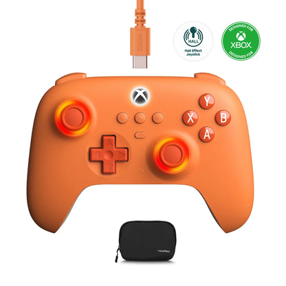 8BitDo Ultimate C Wired Game Controller for Xbox Series X/S & Xbox One | RGB Lighting, Hall Effect Joysticks