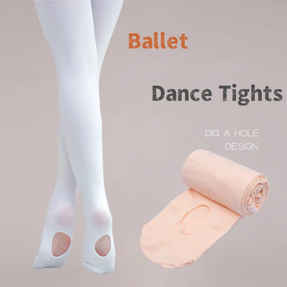 Princess Baby Girls Ballet Tights – High Elasticity Dance Pantyhose for Kids & Infants (Spring/Autumn)