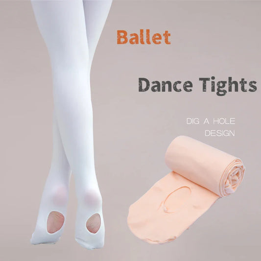 Princess Baby Girls Ballet Tights – High Elasticity Dance Pantyhose for Kids & Infants (Spring/Autumn)