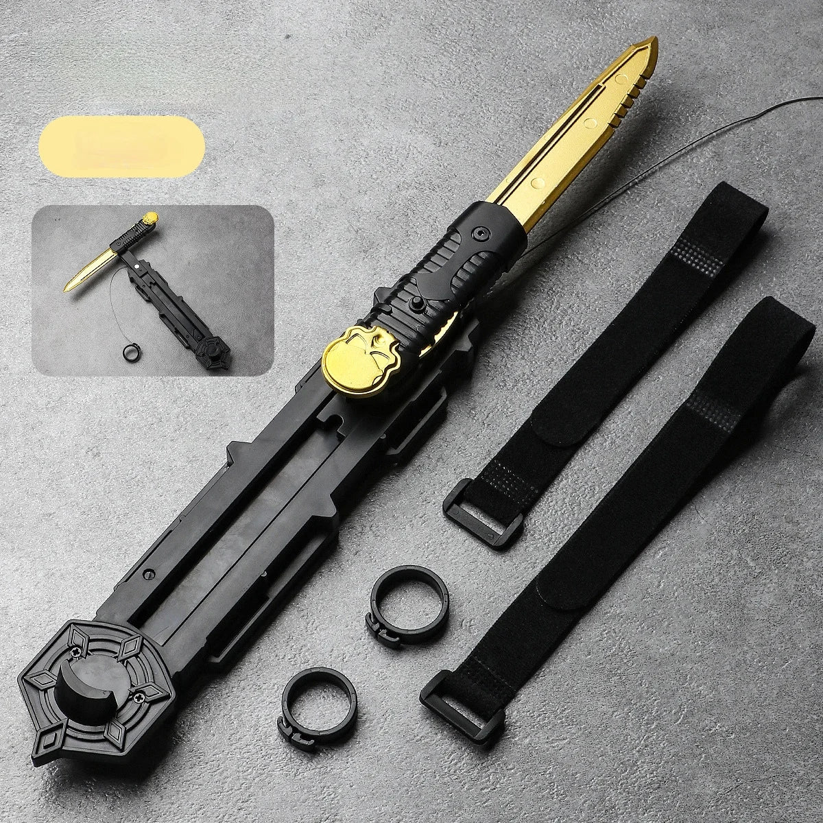 Assassin Sleeve Sword Toy - Retractable Rotating Blade Cosplay Prop for Kids, Interactive Game Play & Birthday Party Gift