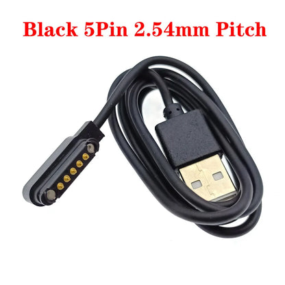 Magnetic Pogo Pin Connector Set – 2/4/5 Pin Spring-Loaded Male & Female DC Charging Power Socket for Secure Magnetic Connection Cable Adapter