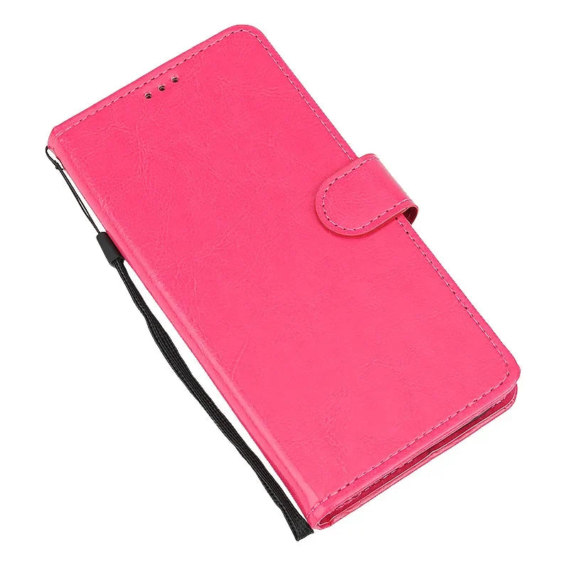 Samsung Galaxy A17–A07–A06–A05–A05S–A04E–A04–A04S–A16–A15–A25–A35–A55–A54–A34–A24–A02 Case - Flip Leather Wallet Cover with Card Slot