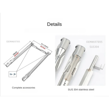 304 Stainless Steel Grill Burner Tube - Replacement Part for Spirit E-210 E-220 S-210 S-220 BBQ Grills