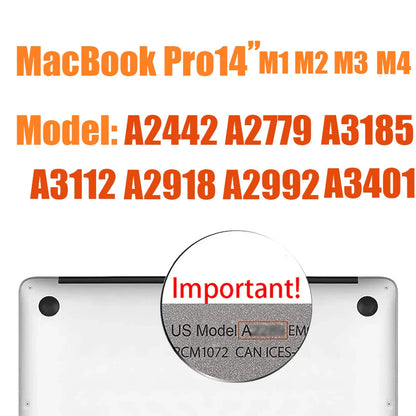 Trackpad Protector for MacBook Pro & Air 13–16 Inch – M1/M2/M3 Chip Touchpad Cover, Anti-Scratch & Waterproof Skin