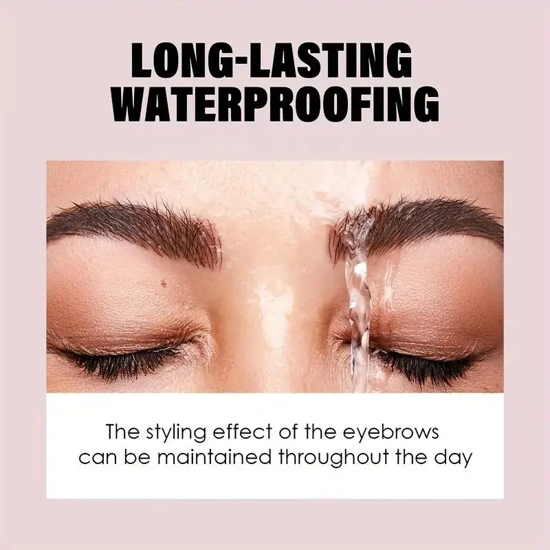 Long-Lasting Eyebrow Gel Makeup — Semi-Permanent Waterproof Sweat-Proof Tint Cream for Natural Color & Shape