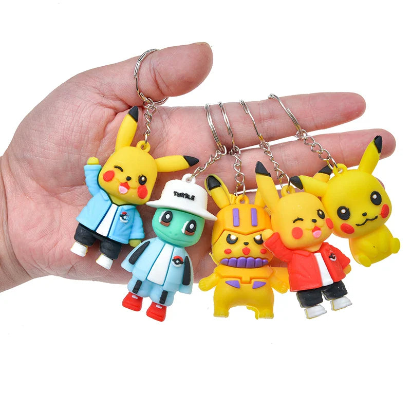 24pcs Pokémon Pikachu Blind Box Figures — Keychain Pendant Toys for Kids’ Christmas Gift