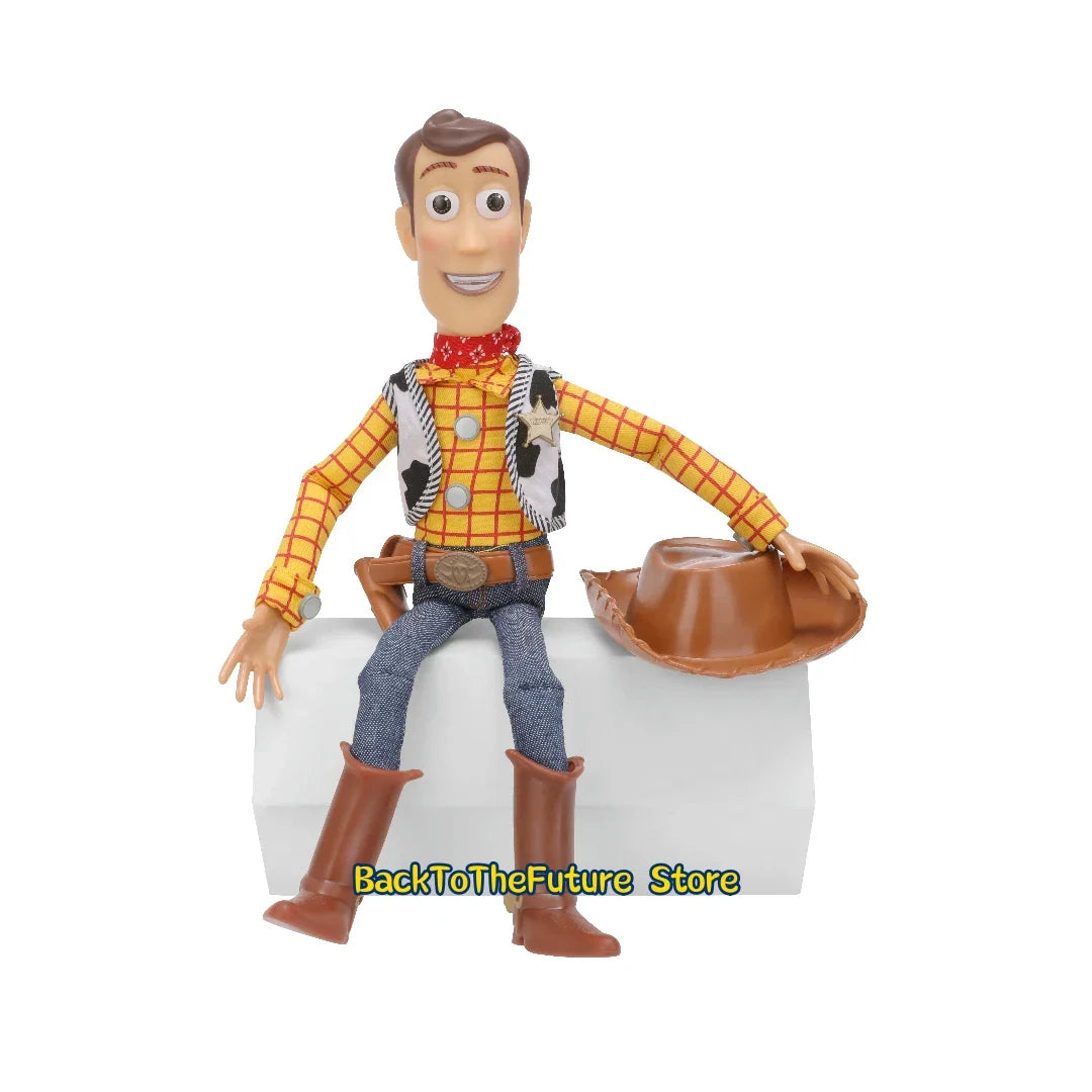 Disney Toy Story 4 Talking Woody & Jessie Action Figures — Speak & Sound Collectible Toy Model for Kids Gift