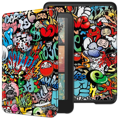 Leather Auto Sleep Case for Kindle Colorsoft Signature Edition (1st Gen, 7") & Paperwhite 12th Gen Protective Cover Funda