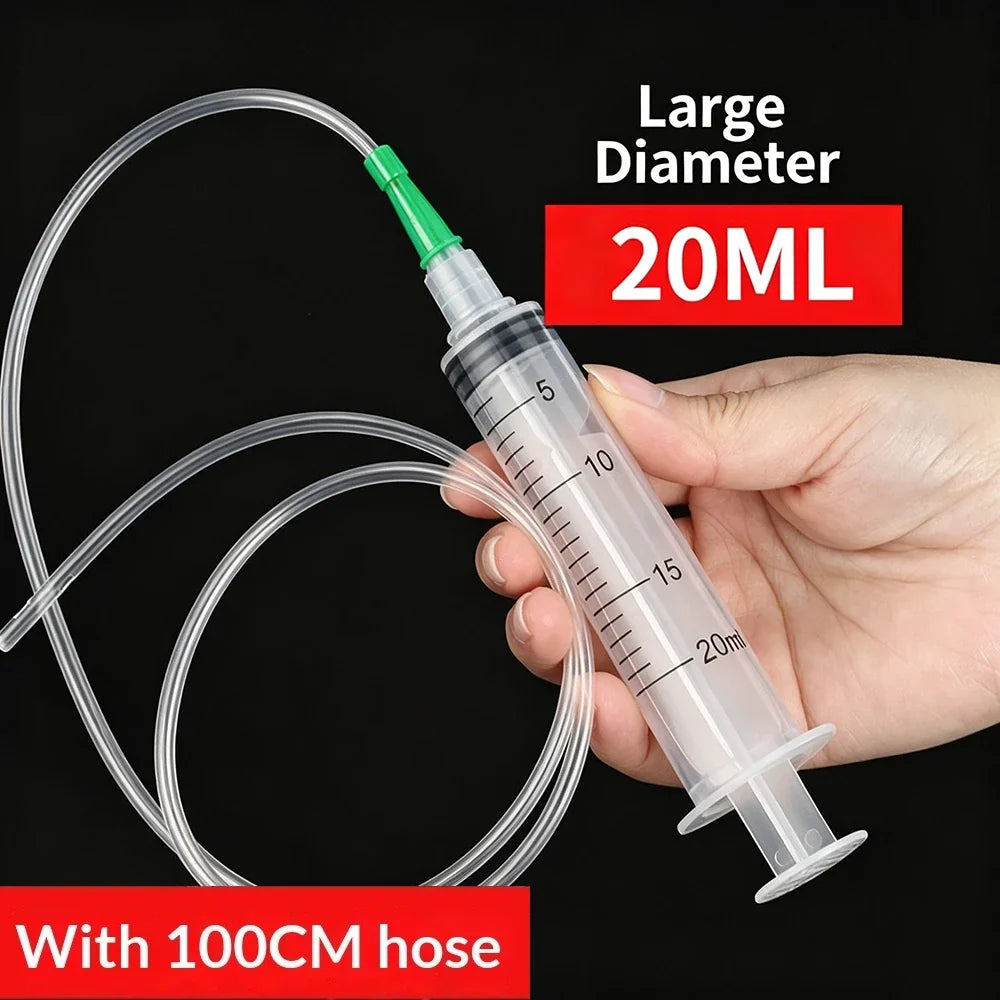 20–550ml Large Capacity Syringe - Durable Oil Extractor & Glue Dispensing Tool for Laboratory Use