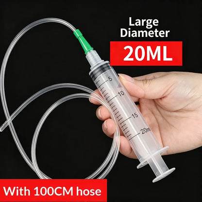 20–550ml Large Capacity Syringe - Durable Oil Extractor & Glue Dispensing Tool for Laboratory Use
