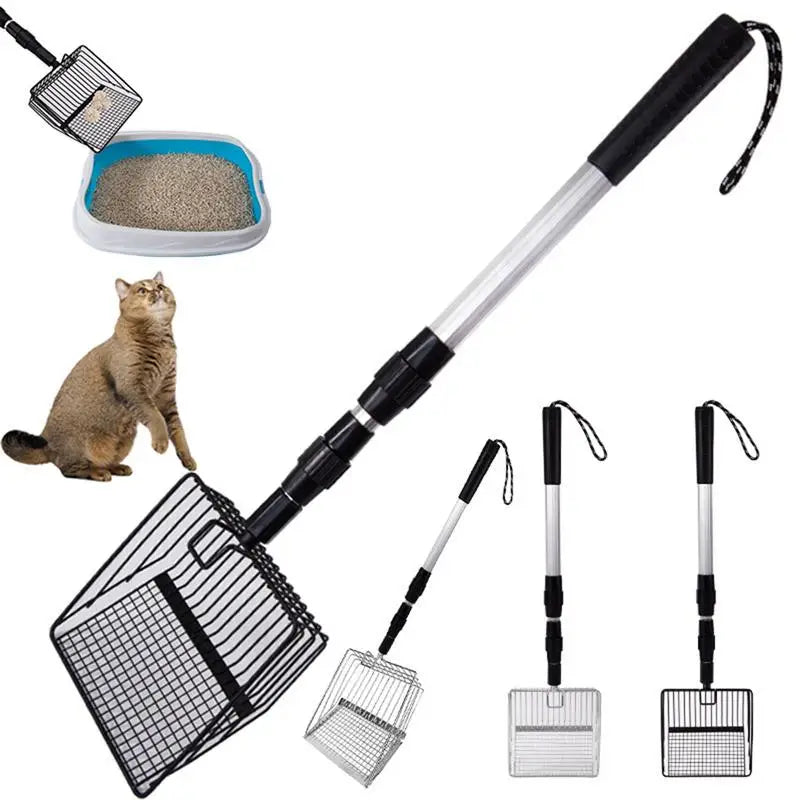 Stretchable Chicken Poop Scooper & Cat Litter Sifter Shovel – Coop Rake Cleaning Tool for Easy Waste Removal and Poultry Coop Maintenance, Pet Accessory