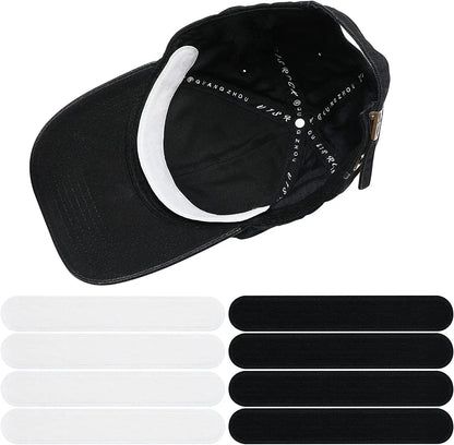 Hat Sweat Absorber Stickers – Summer Cap Liner Bands, Adhesive Sweatband Strips for Visor Hat Size Reduction