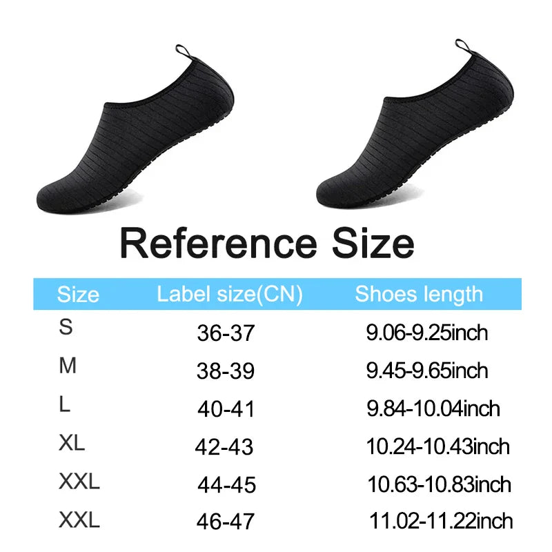 Quick-Drying Water Shoes – Non-Slip, Breathable Summer Aqua Beach Sandals for Men & Women