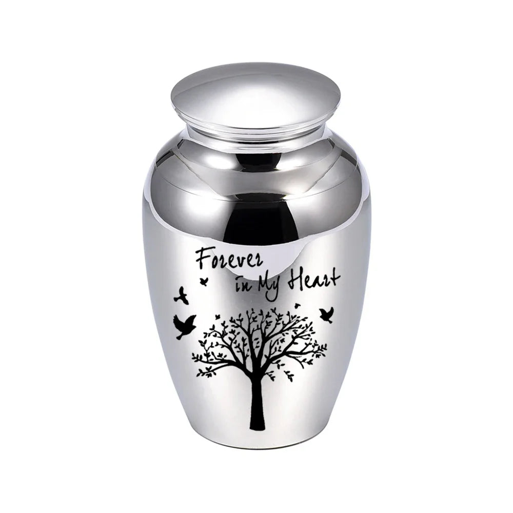 Tree of Life Small Urn for Human Ashes – Mini Keepsake Memorial Urn for Sharing Ashes
