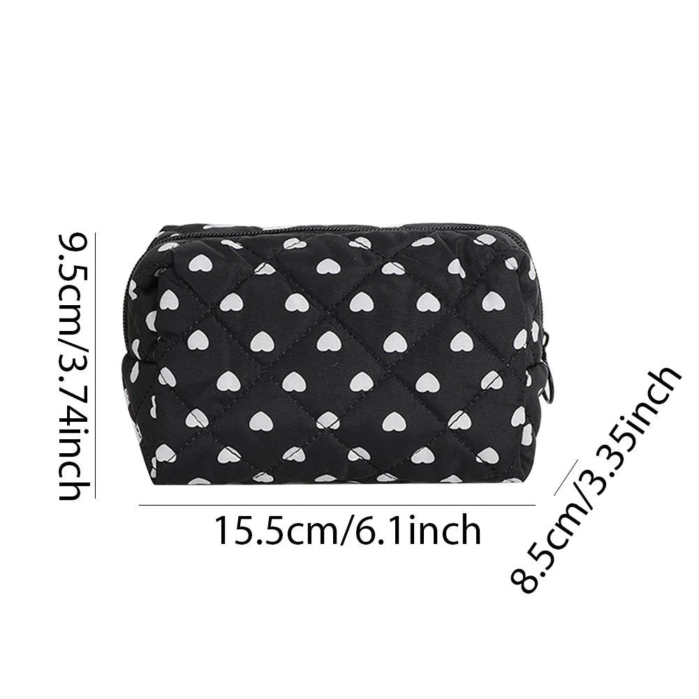 Women’s PU Transparent Makeup Brush Bag – Dual Zipper Travel Cosmetic Brush Holder Case
