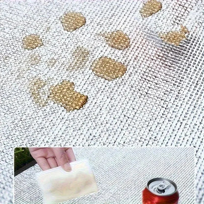 Camping Foam Mat – Aluminum Foil Insulation Sleeping Pad, Thermal Outdoor Tent Footprint for Heat Reflection