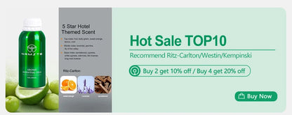 Namste 100ml Ritz Carlton Hotel Essential Oil - Pure Plant Air Freshener for Home & Hotels + 3x5ml Sample Set