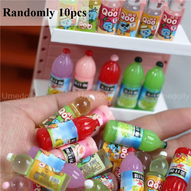 1/6 Scale Miniature Supermarket Food & Drinks – Dollhouse Store Decor Accessories for Blythe, BJD & 1/6 Dolls