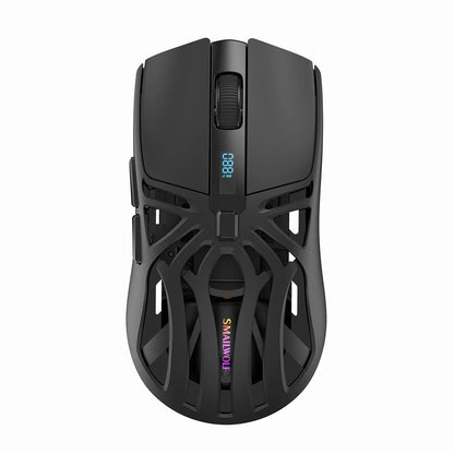 SmailWolf RS8 Wireless Gaming Mouse – Bluetooth & 2.4G, Lightweight E-Sports Mouse, 10,000 DPI, Triple Mode