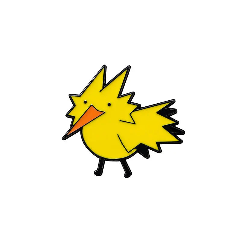 Cute Pokémon Three Holy Birds Cartoon Badge – Anime Flaming Bird Brooch for Clothes & Accessories