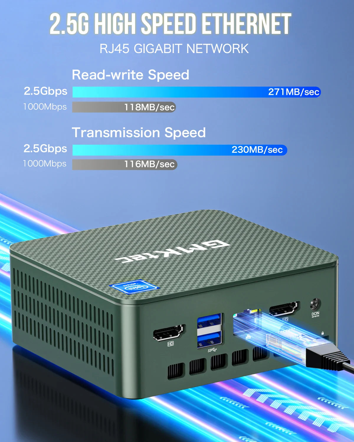 GMKtec G3 Mini PC – Intel Alder Lake N100, Windows 11 Pro, 8/16GB RAM, 256/512GB SSD, WiFi 6 & BT5.2 Desktop Computer