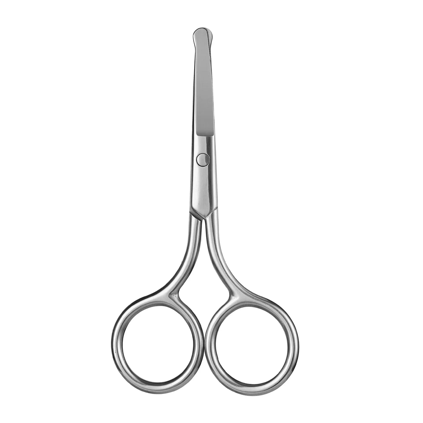 European-Style 9CM Makeup Scissors – Compact Stainless Steel Eyebrow, Nose Hair & Nail Trimming Tool