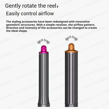 Automatic Curling Nozzle Attachment – Upgraded Hair Dryer Accessory for Dyson Supersonic HD16, HD15, HD08