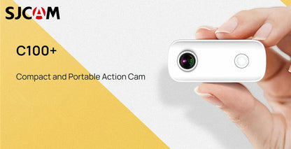 SJCAM C100 Plus 4K Action Camera — 30M Waterproof WiFi Sport Cam with EIS for Bike & Motorcycle Helmets