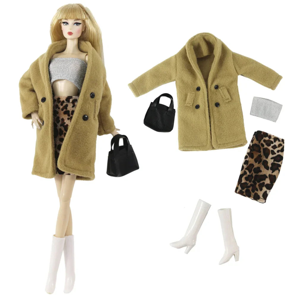 1:6 Scale Doll Clothes Set – Dress Outfit for 11.5-inch (30cm) Dolls, Multiple Styles for Girls’ Gifts