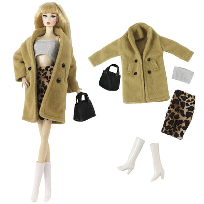 1:6 Scale Doll Clothes Set – Dress Outfit for 11.5-inch (30cm) Dolls, Multiple Styles for Girls’ Gifts