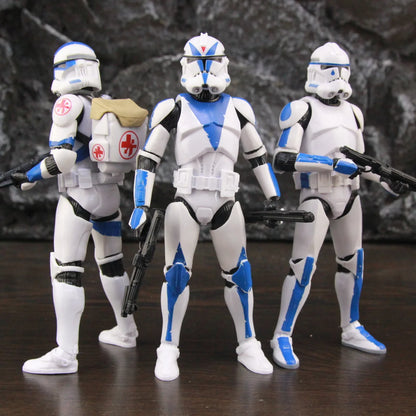 Star Wars 6" Action Figures – 501st Legion ARC & ARF Troopers, Rex, Jesse, Bane, Denal, Tup, Dogma Clone Toy