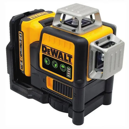 DeWalt 12V Lithium Battery 12-Line Laser Level – 3-Side 360° Automatic Leveling DW089LG
