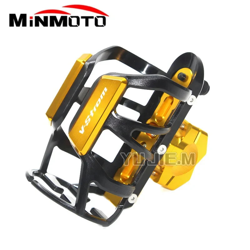 Motorcycle Drink Cup Holder for V-Strom DL 250/650/800/1000/1050XT – Water Bottle Beverage Mount Accessory for Bikes