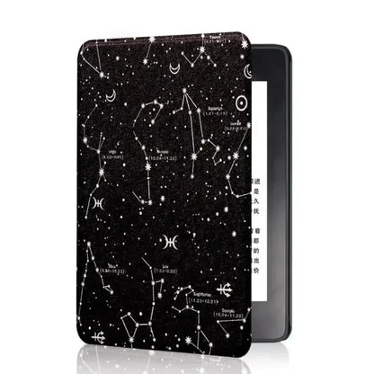 Leather Auto Sleep Case for Kindle Colorsoft Signature Edition (1st Gen, 7") & Paperwhite 12th Gen Protective Cover Funda
