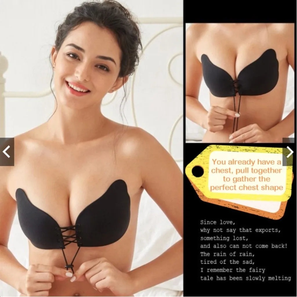 Silicone Adjustable Nipple Bra Tape – Invisible Lift Push-Up, Breathable Adhesive, Reusable Breast Pad Bra