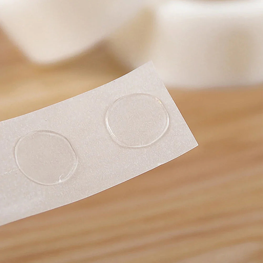 100 Dots/Roll Candle Wick Stickers – 13mm Double-Sided Adhesive Glue for DIY Candle Making & Removable Balloon Tape