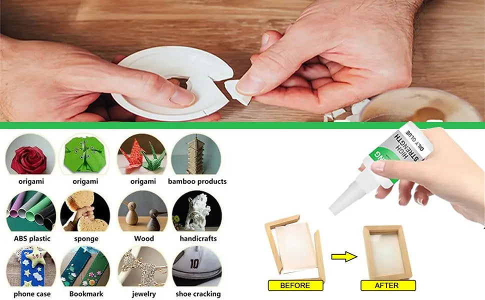 Welding High Strength Oily Glue - Universal Superglue Mighty Instant Glue for Resin Ceramic Metal Glass