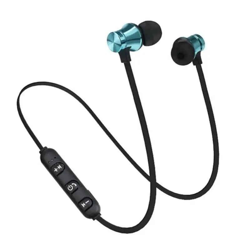 XT11 Wireless Sports Earphones – In-Ear Waterproof Neckband Bluetooth Headset with Mic